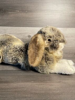 Folkmanis HOLLAND LOP RABBIT 18" Long Realistic Bunny Hand Puppet Plush